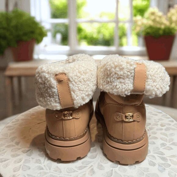 Sam Edelman Ozie Insulated Quilted Sherpa Fold‑Over Puffer Winter Boots Women’s - Picture 10 of 13